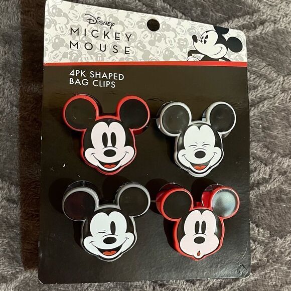 Disney Mickey Mouse silicone whisk & bag clips NWT - Picture 2 of 7
